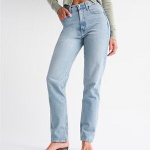 Abercrombie & Fitch Light Blue Straight Leg Jeans